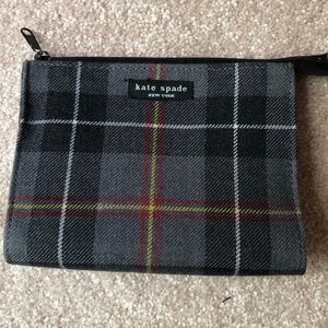 Kate Spade Plaid Clutch